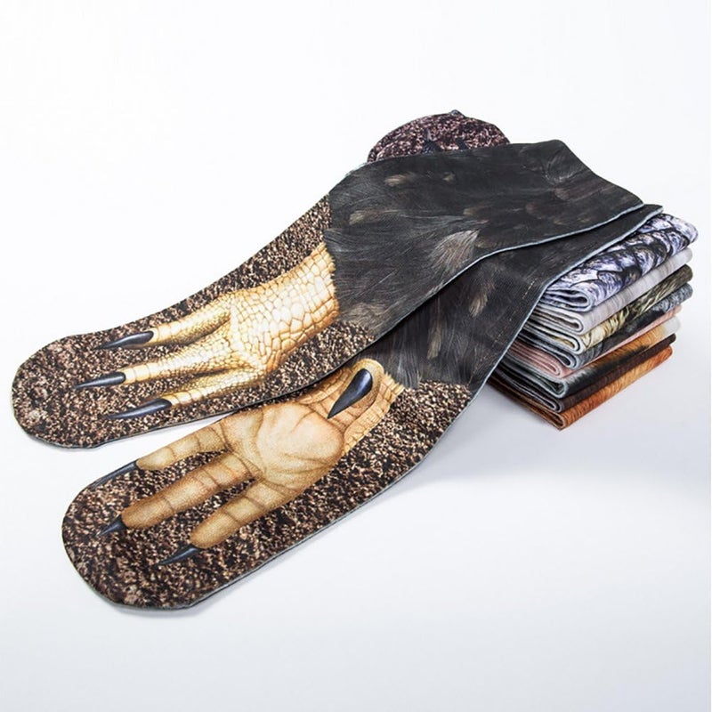 NDLBS Funny Christmas Gifts Novelty 3D Animal Paw Socks Stocking Stuffers for Adult Women Men Teens Gag White Elephant Gifts - Image 2
