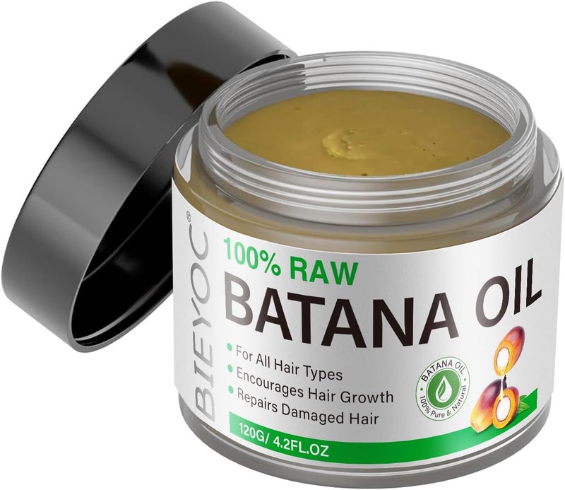 Bieyoc Batana Oil for Hair, Natural Batana Oil Organic Cold Press, Hair Oil for Men & Women 120G - Image 1