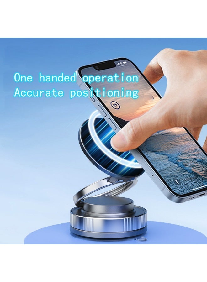 360° Rotating Car Phone Mount, Magnetic Holder with Strong Magnet Pad, Universal Fit for All Smartphones, Easy Installation & Use - Image 5