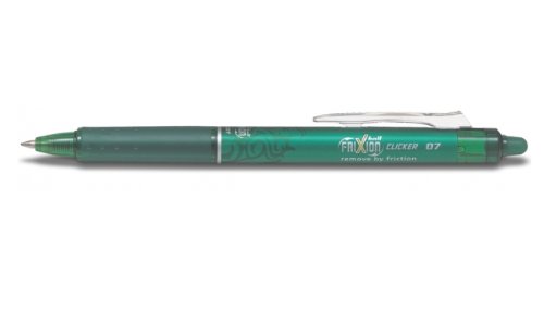 Pilot Frixion Erasable Press Pen, Green 0.7, 12-Pen Pack