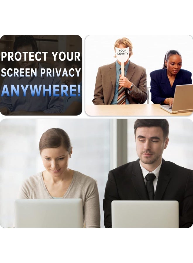 KISSUN Privacy Screen Macbook Pro 13 Inch(2016-2022, M1, M2)/Macbook Air 13 In(2018-2021, M1), Magnetic Removable Anti Blue Light Glare Filter Privacy Screen Protector With Camera Cover for Mac 13In Laptop - Image 4