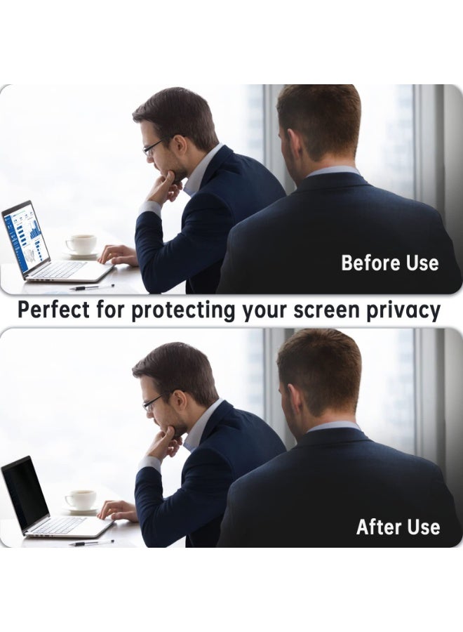 KISSUN Privacy Screen Macbook Pro 13 Inch(2016-2022, M1, M2)/Macbook Air 13 In(2018-2021, M1), Magnetic Removable Anti Blue Light Glare Filter Privacy Screen Protector With Camera Cover for Mac 13In Laptop - Image 2