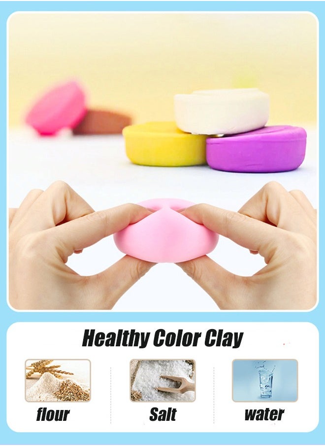 Aikenn - Fun colored clay ice cream machine, wonderful toy ice cream clay machine, colored clay DIY dessert making toy set, children's educational toys, plasticine mold tool set, 12 color intelligence development toys - Image 1