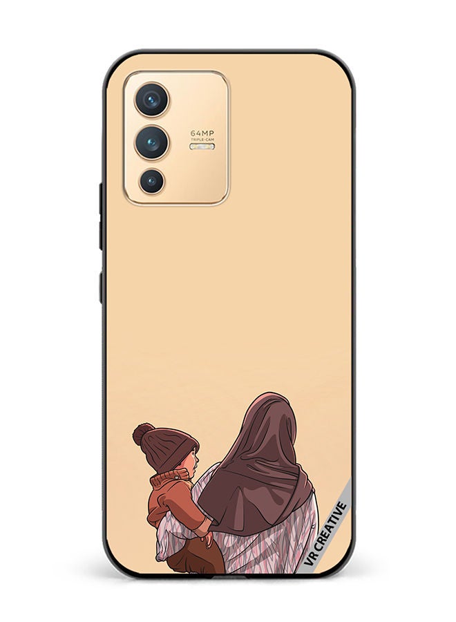VR CREATIVE Protective Case Cover For Vivo V23 5G Me And Mom Design Multicolour - Image 1