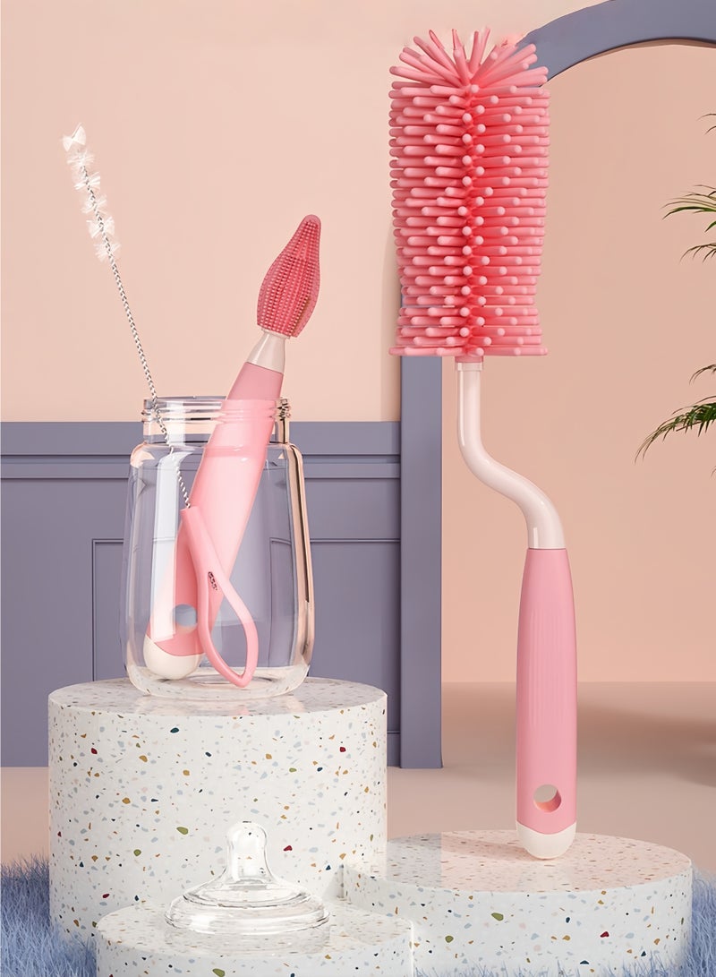 زجاجة رضاعة ذاتية التغذية سعة 240 مل مع نظام رضاعة مضاد للمغص بدون مقابض وأنبوب - Image 4