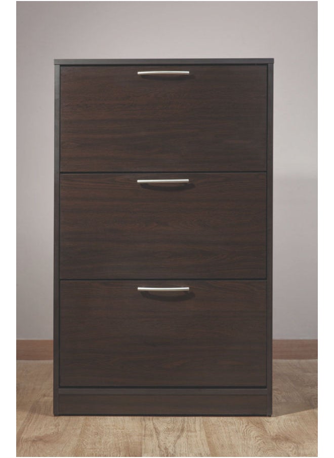 Smart Furniture Modern Wooden Shoe Rack with Contemporary Design 