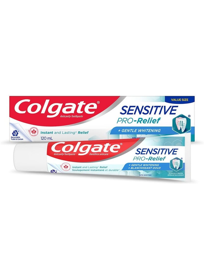 كولجيت معجون أسنان كولجيت برو ريليف للتبييض اللطيف للأسنان الحساسة، 120 مل
