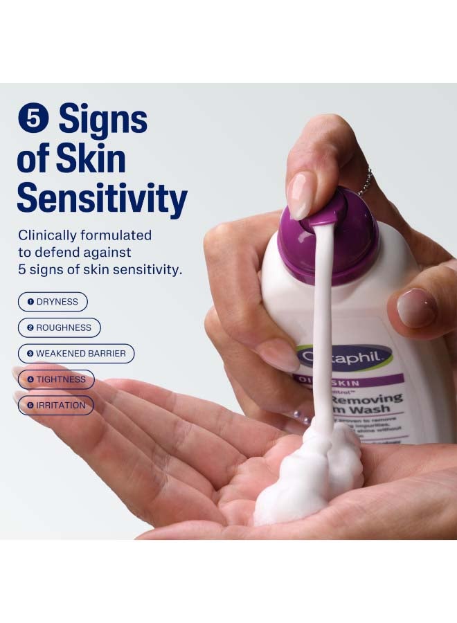 Cetaphil Pro Acne-Prone Skin Regime: Dermacontrol Oil-Control Foam Wash 235ml + Moisturizing Cream 100g (Sensitive Skin) UAE official Pack - Image 4