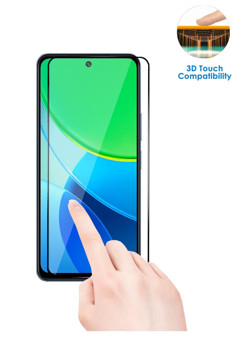 Generic - For Vivo Y19s Screen Protector – Edge to Edge Tempered Glass Screen Protector, High Transparency, Delicate Touch, Anti-Explosion, Smooth Arc Edges, Easy Installation - Image 1