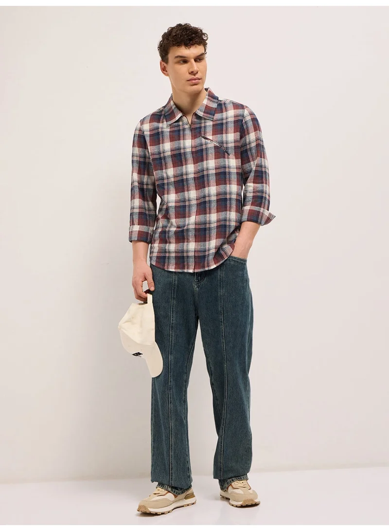 The Bear House  Men’s Long Sleeve Shirt – Classic, Comfortable and Stylish Essential for Work, Travel or Casual Outings for Men | Best Price UAE