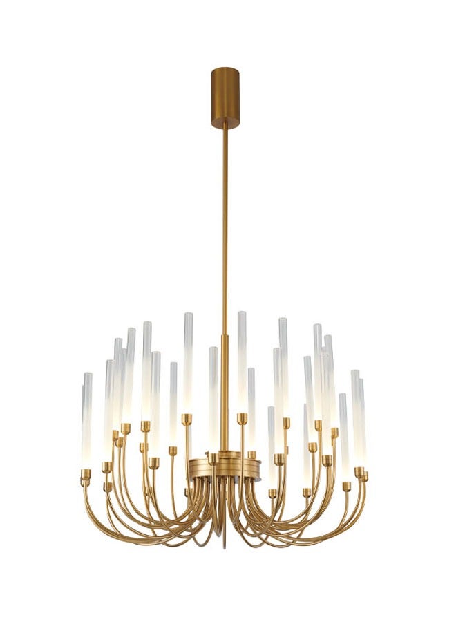 ٍSiera Light Skolari Circular Chandelier in Gold with Candle Lights size 70 cm warm light 48W XQ-008 - Image 2
