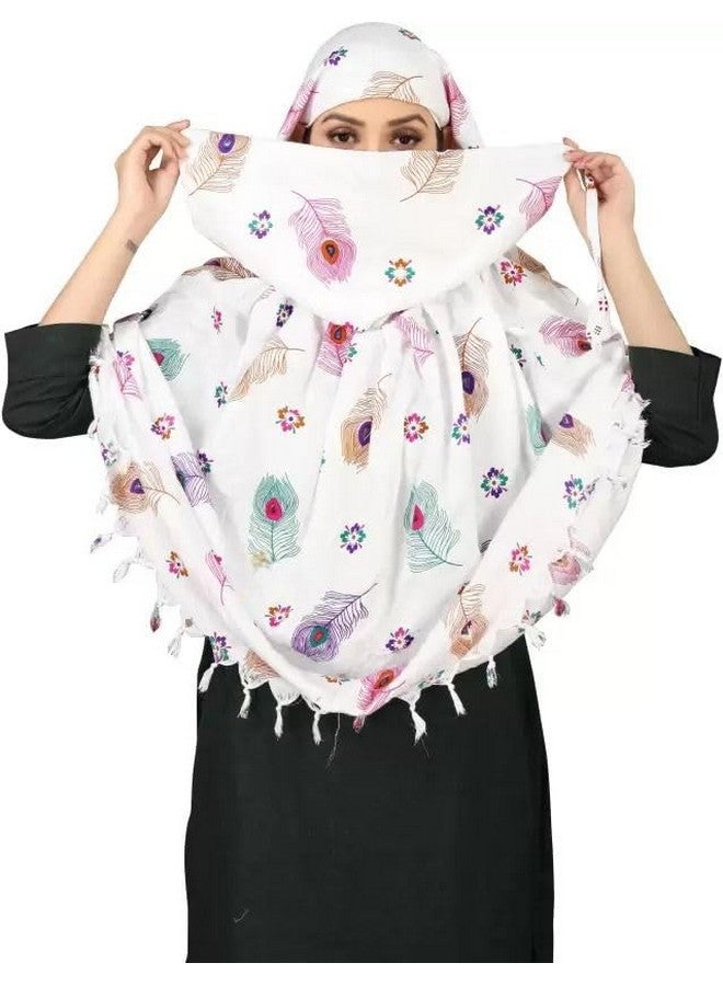 eloska world eloska world Stylish Design Cotton and Breathable Scarf for Dust and Pollution Protection Scarf Usable for Vehicle Driver UV Ray Protection for Girl and Women.