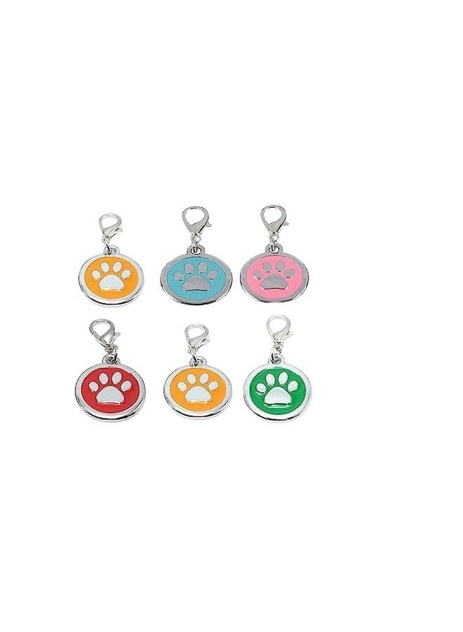 قلادة هوية للحيوانات الأليفة بتصميم مخلب جميل من سبيكة معدنية مخصصة لرقبة الكلاب/القطط، هدية مثالية لحيواناتك الأليفة - اللون حسب التوافر (عبوة من قطعة واحدة) - Image 1