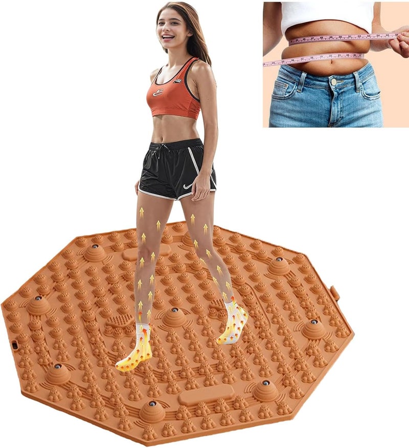 Luzly Foot Massager Mat Reflexology Foot Acupressure Mats Feet Massage Pad with Magnetic Anti Fatigue Office Standing Mat Relief Foot Pain for Elderly Students and Office Workers2167 x 2167 in - Image 1