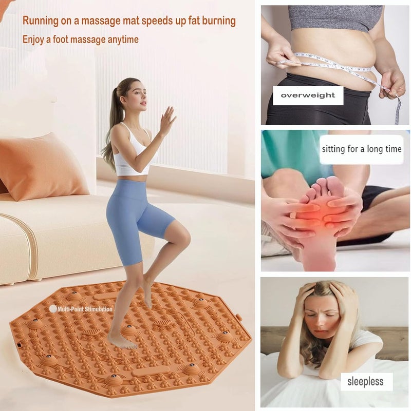 Luzly Foot Massager Mat Reflexology Foot Acupressure Mats Feet Massage Pad with Magnetic Anti Fatigue Office Standing Mat Relief Foot Pain for Elderly Students and Office Workers2167 x 2167 in - Image 3