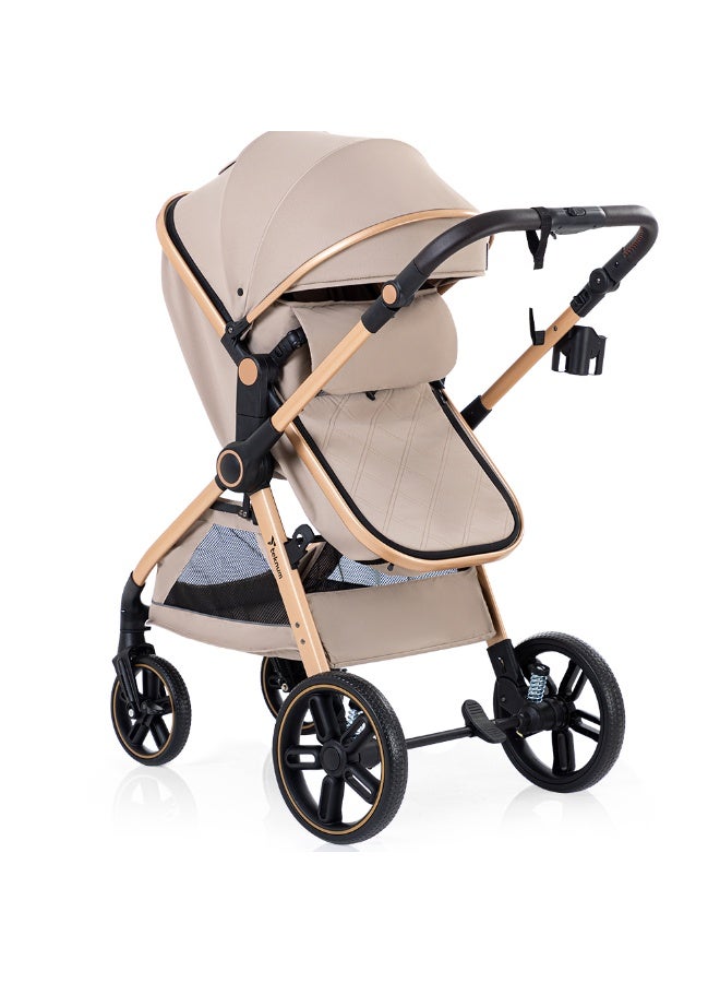 TEKNUM 3in1 Travel Prime Stroller - Beige - Image 2