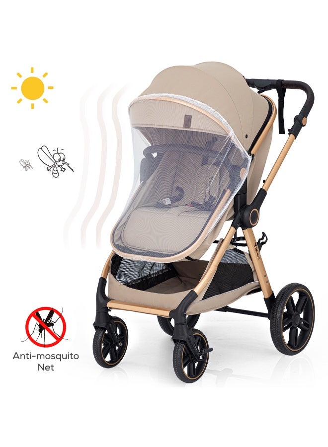 TEKNUM 3in1 Travel Prime Stroller - Beige - Image 5