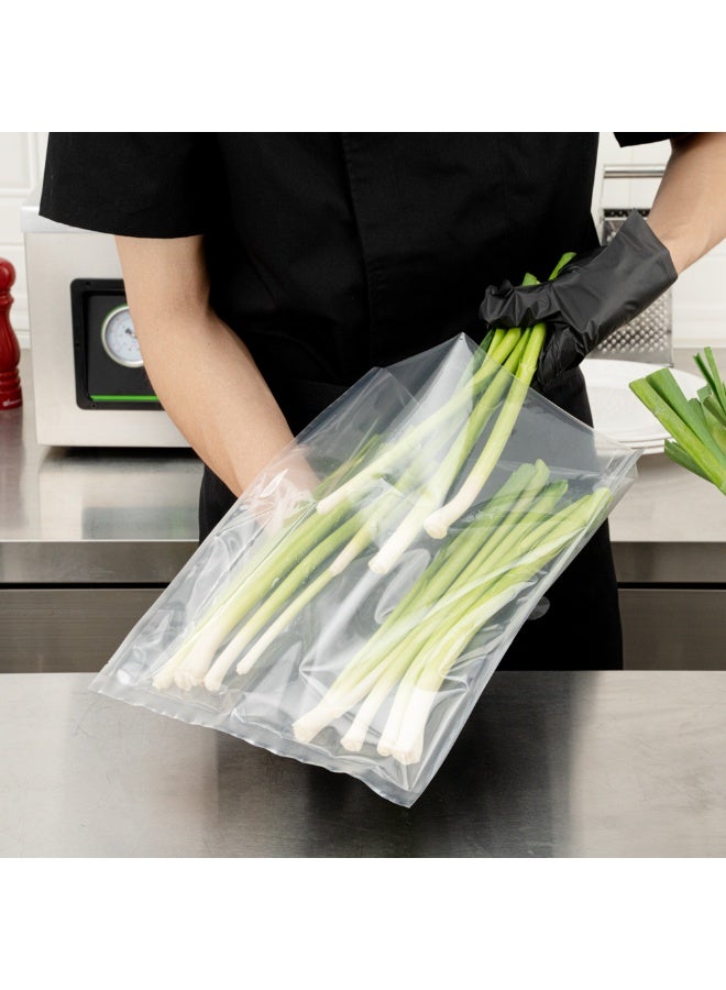 Restaurantware Fresh Hero 14 x 12 Inch Vacuum Sealer Bags, 1000 Food Storage Bags - 3 mil Thick, Microwavable, Clear Plastic Sous Vide Bags, Freezable, For Storing Food Or Sous Vide Cooking  - Image 5
