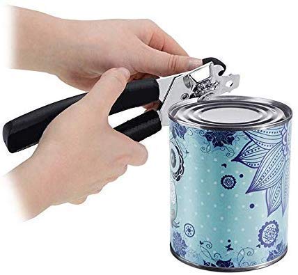 Wandering NAVA PAVA Can Opener Tin Cutter Heavy Duty Stainless Steel Multipurpose Opener for Bottles Cans and Tins for Household Outdoor Camping 1 PC - Image 1
