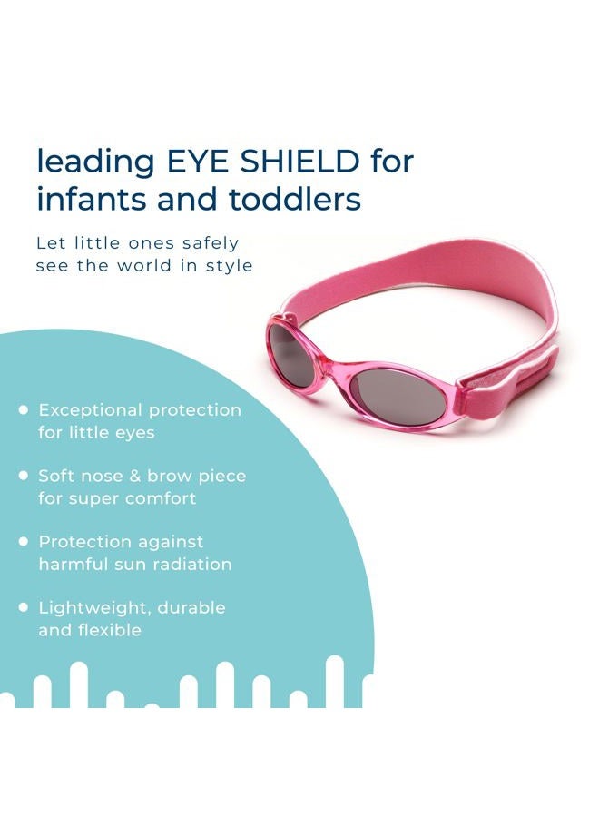 Banz Baby BANZ Ultimate Polarized Sunglasses, Flamingo Pink, Infant - Image 3