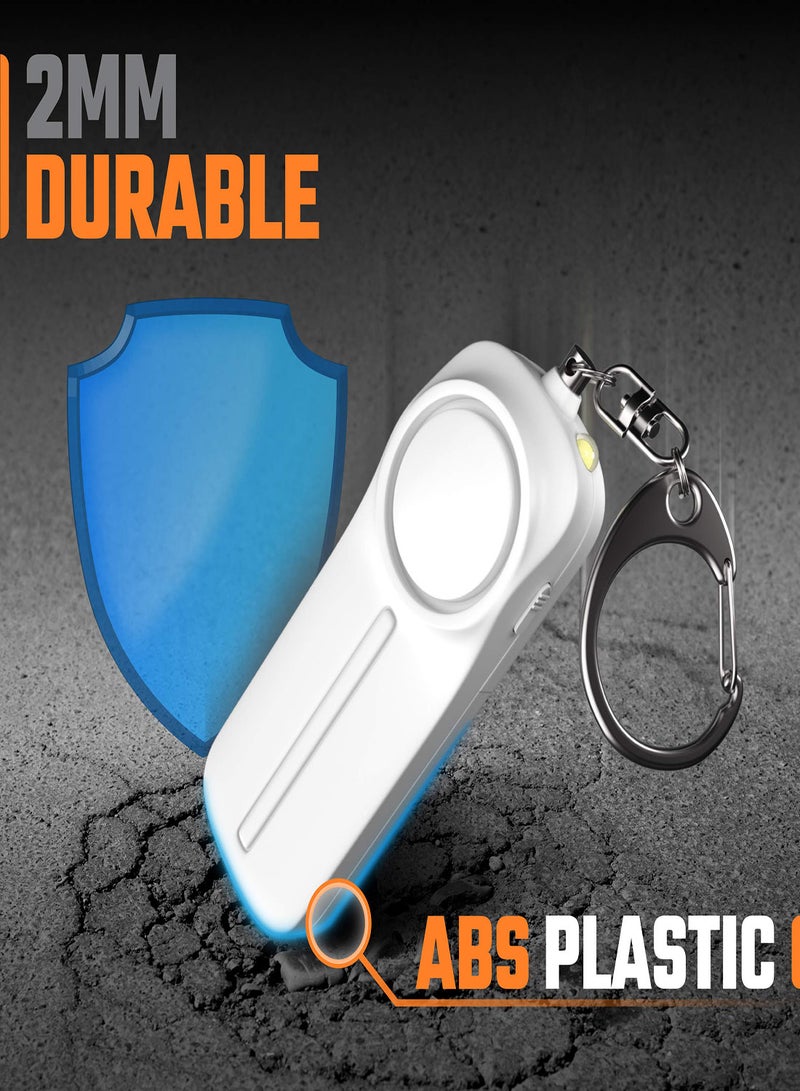 Personal Safety Alarm Keychain with 130 dB Loud Siren and LED Light Easy to Use Emergency Protection Device for Women Kids and Seniors - Image 5