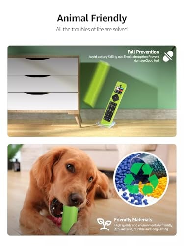 ZWP Silicone Case for Philips Remotes, for Philips Android TV Remote Control RF402A-V14 NH800UP URMT47CND0 BT800 URMT26RST004, Remote Cover Washable, Shockproof, Glow in The Dark(Green) - Image 4