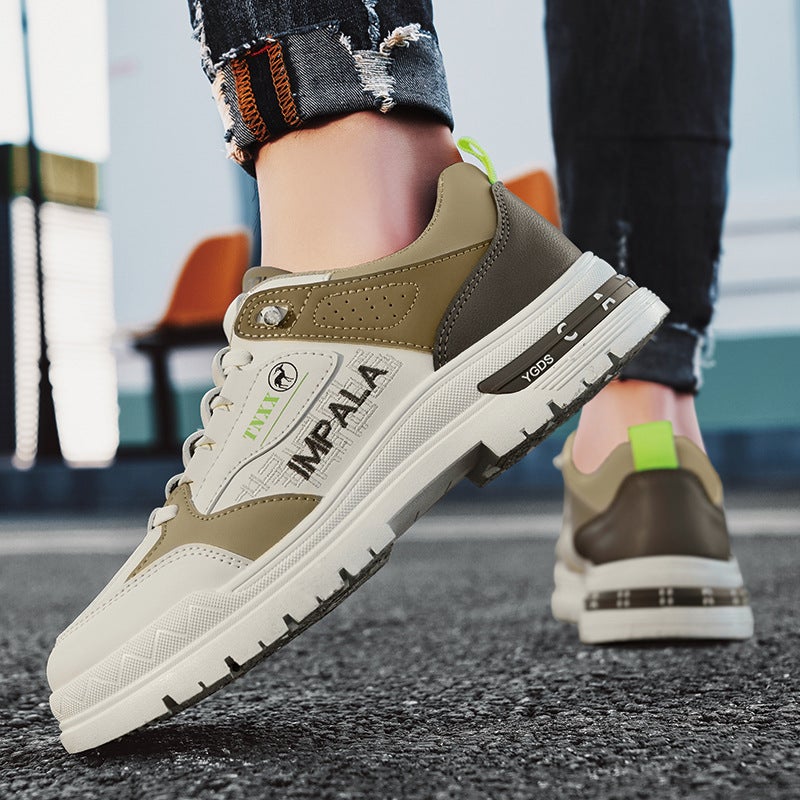 Labor Protection Shoes Men'S Work Board Shoes Youth Mountaineering Wear-Resistant Sports Thick-Soled Tooling Shoes - Image 2