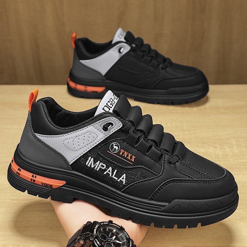 Labor Protection Shoes Men'S Work Board Shoes Youth Mountaineering Wear-Resistant Sports Thick-Soled Tooling Shoes - Image 1