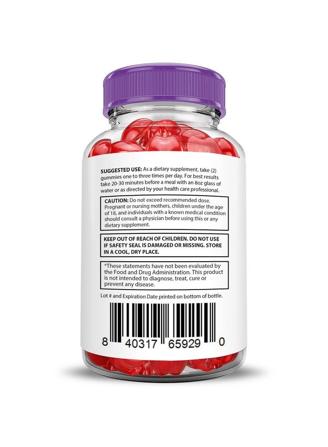 Justified Laboratories Pure Slim Keto ACV Gummies Advanced Formula 1000MG PureSlim Keto Gummies Apple Cider Vinegar Formulated with Pomegranate Beet Juice Powder B12 Vegan Non GMO 60 Gummys - Image 5