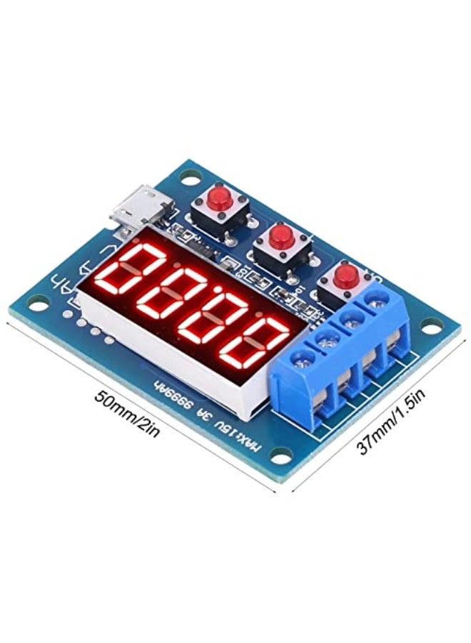 Generic Spacnana LED Battery Tester, Capacity Meter Monitor 9999AH with DC4.5-6V, Lithium Batteries for Discharge Test  - Image 3
