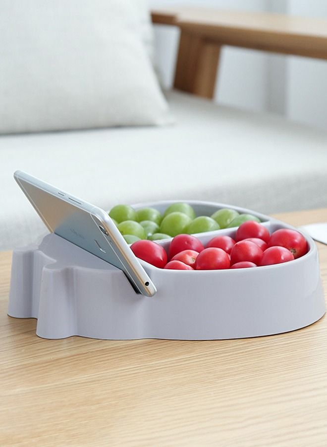 شيانغ يو طبق فاكهة مجفف متعدد الوظائف مع حامل هاتف محمول يستخدم غرفة المعيشة المنزلية - Image 2