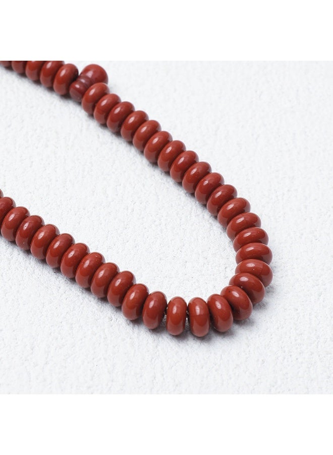 NIBEMINENT 99 Muslim Prayer Beads Brick Red/7.5mm 