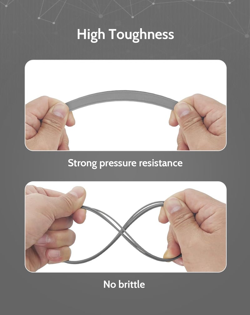 DURAMIC 3D PLA+ Filament 1.75mm 2Kg Grey, PLA Plus Filament 2 Pack 1kg Spool(2.2lbs) Tougher and Stronger, Dimensional Accuracy Probability +/- 0.02mm - Image 2