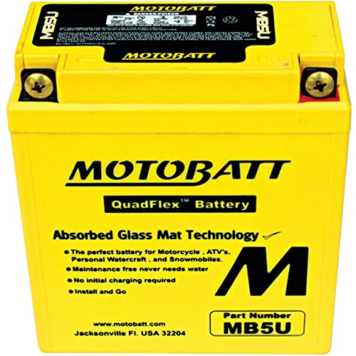 MotoBatt DB Electrical MB5U Battery Compatible With/Replacement For Motobatt Battery 7Ah,Honda, Sizuki,Yamahe, Royal Enfield - Image 5