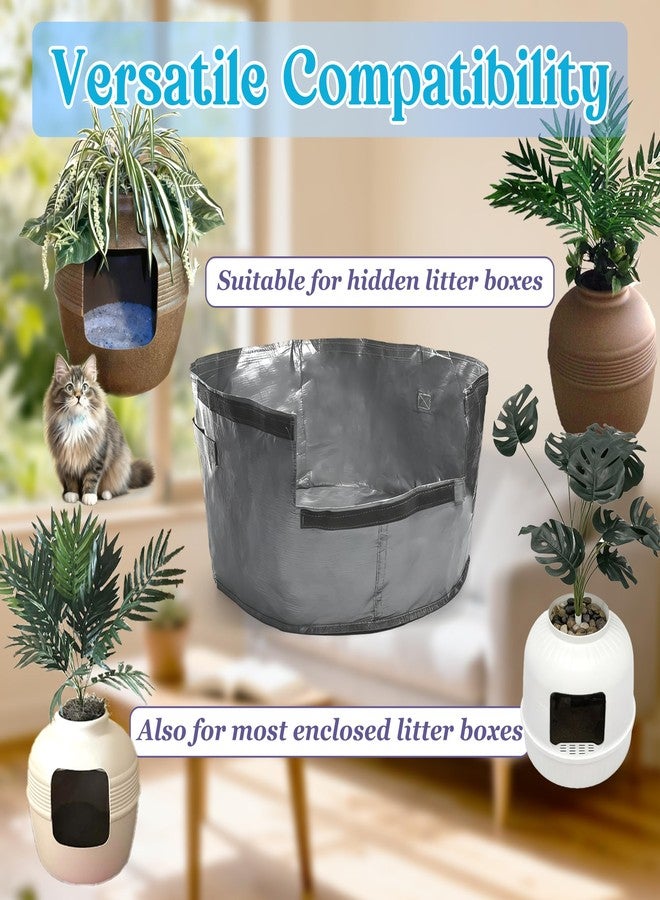 Purifylogix 6PCS Cat Litter Box Liners for Hidden Cat Litter Box - Image 2