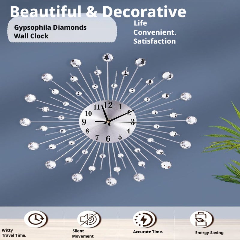 Wall Clock "Drops" 50cm x 50cm - Image 2