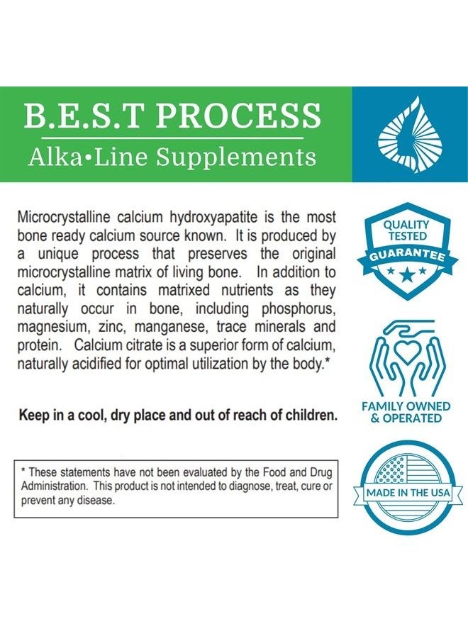 Morter HealthSystem - Alka•Cal — Morter HealthSystem Best Process Alkaline — Bone & Muscle Supplement with Microcrystalline Calcium Hydroxyapatite, Calcium Citrate & Magnesium - Image 1
