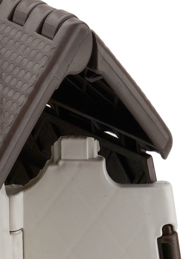 Primelife Plastic 18 Inch Folding Step Stool,Super Strong Foldable Stool for Adults & Kids, Portable Plastic Step Stool, Non Slip Folding Stools for Kitchen, Bathroom, Bedroom, Office (Brown - White) - Image 4