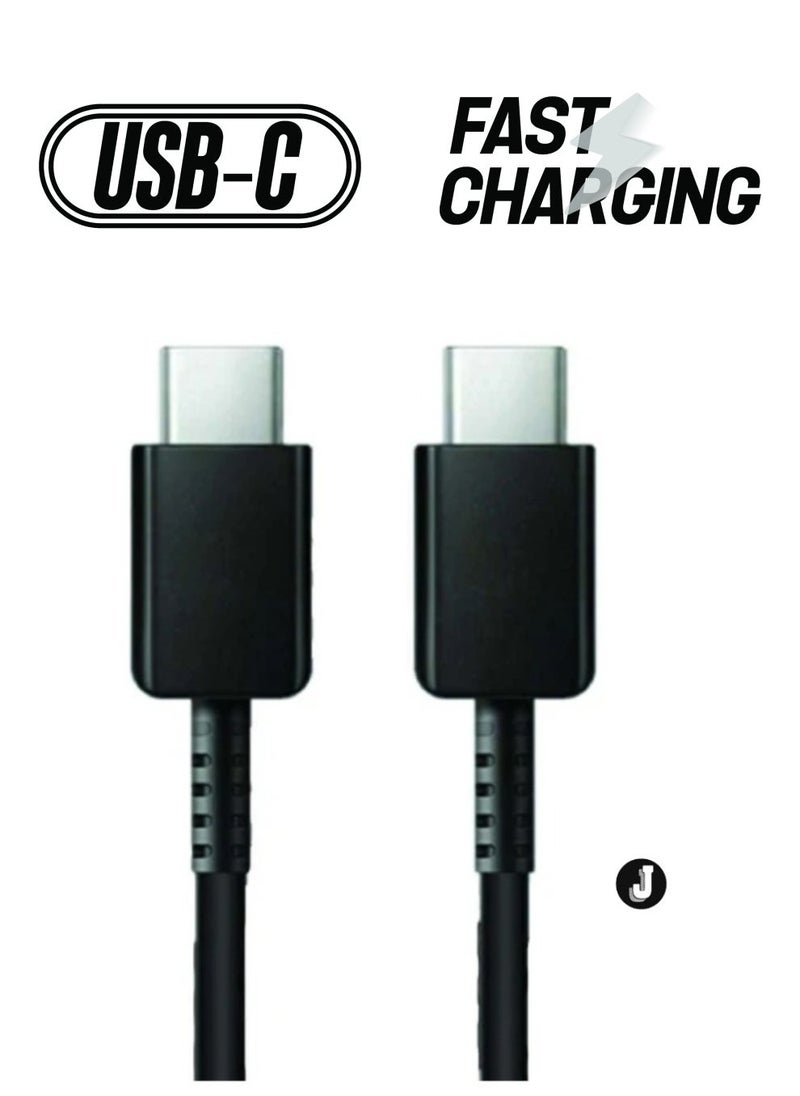 JAJEEK "Charging Cable - Type C Cord (3A, 1.8m) Fast Charge & Data Transfer, 2-Pack – Durable Black USB-C Charger for Phones, Tablets & Laptops" - Image 1