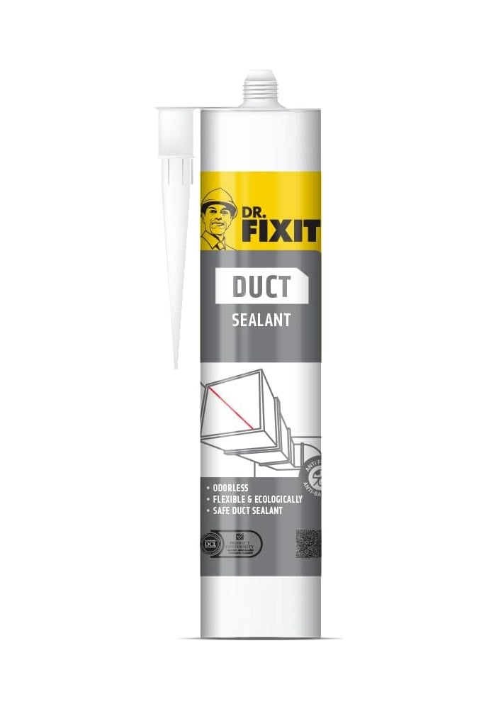 Dr. Fixit Duct Sealant - 440 gm, Grey | Ideal for Sealing HVAC Ducts, Air Vents, and Duct Joints - Image 1