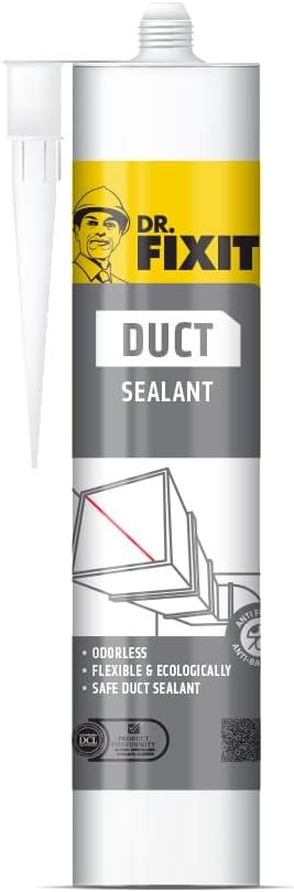 Dr. Fixit Duct Sealant - 440 gm, Grey | Ideal for Sealing HVAC Ducts, Air Vents, and Duct Joints - Image 1