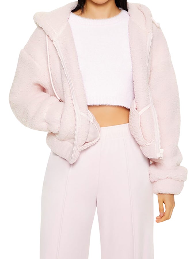 FOREVER 21 Fur Hooded Jacket - Image 1