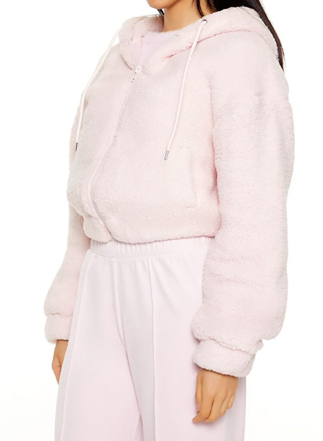 FOREVER 21 Fur Hooded Jacket - Image 2