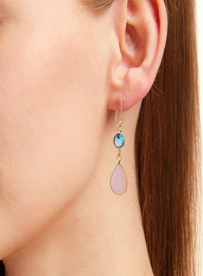 Emilia Stylish Earrings Combo for Women and Girls | Set of 2 Lightweight Teardrop Earrings for Casual and Occasional Wear - Image 5