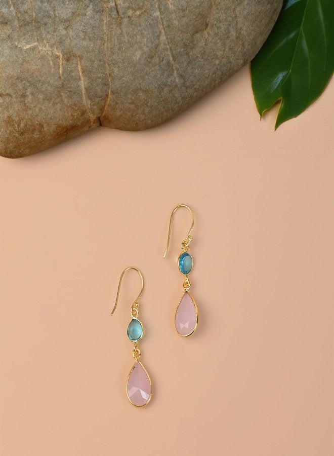Emilia Stylish Earrings Combo for Women and Girls | Set of 2 Lightweight Teardrop Earrings for Casual and Occasional Wear - Image 3