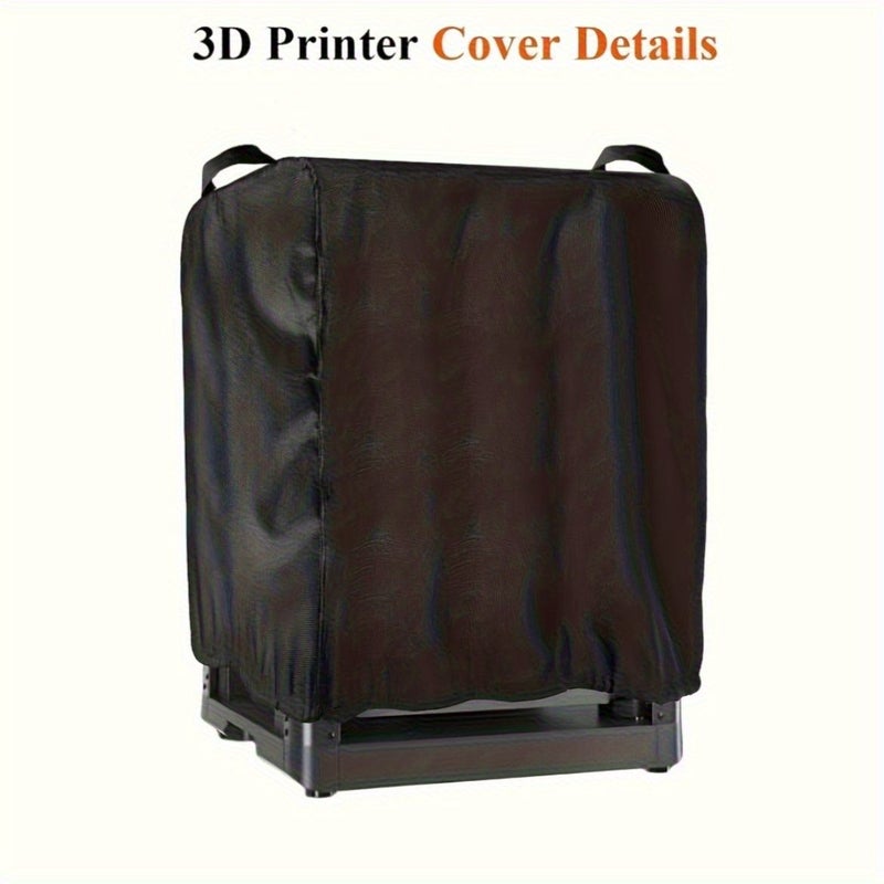 غطاء طابعة ثلاثية الأبعاد من قماش 600D، مقاس 21.65 × 21.65 × 21.65 بوصة، متوافق مع طرازات Ender 3 V2 Pro وCR10 - Image 1