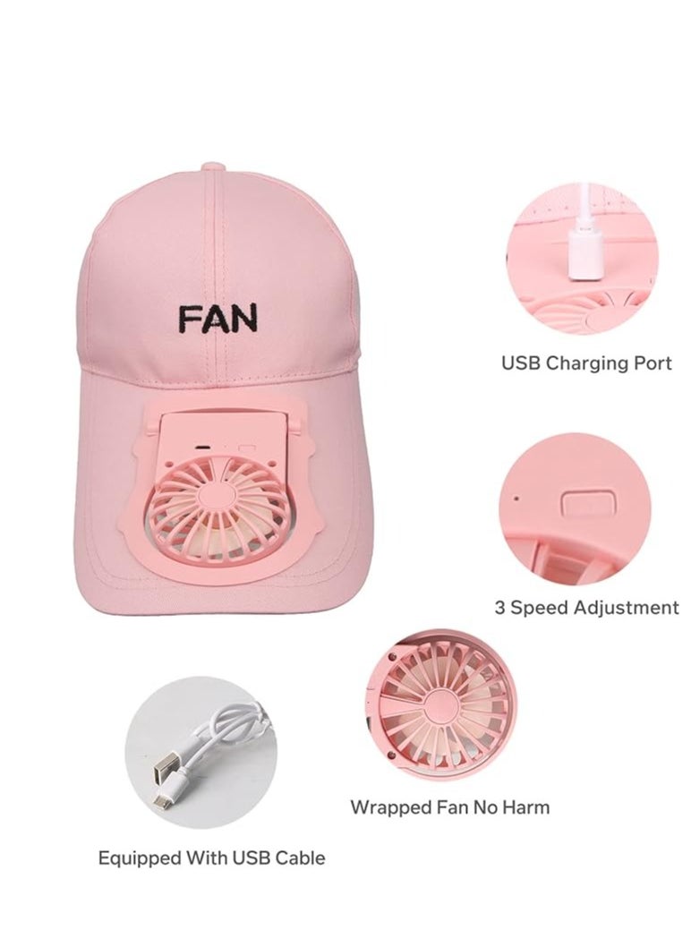 Generic - Solar Hat with Built n Fan 3 Speeds and USB Charging - Image 1