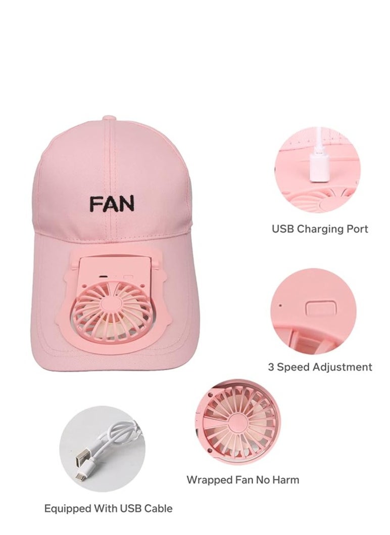 Generic - Solar Hat with Built n Fan 3 Speeds and USB Charging - Image 1
