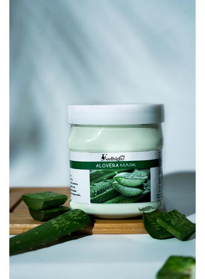 Feelhigh Face & Body Aloe Vera Mask Enriched with aloe vera & Chocolate Scrub- Skin care products (2 Items in the set) - Image 4