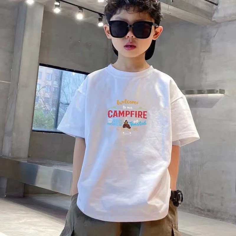 Boys' Short-sleeved T-shirt 2023 New Style Summer Pure Cotton Mid-large Children's Boys' Children's Top Half-sleeved T-shirt Thin Trendy - Image 3